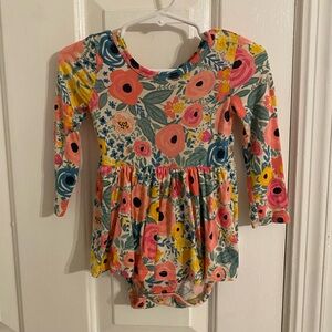 Little Sleepies Secret Garden Play Dress with Bodysuit